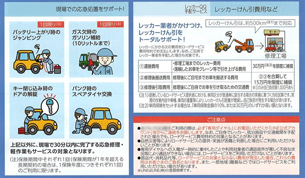 北九州で充実のロードサービス